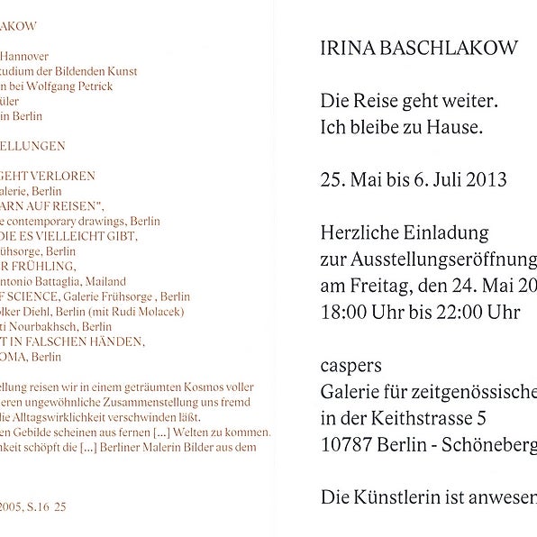 Galerie Caspers Schoneberg Keithstr 5