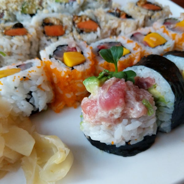 Photo taken at Sushi Zone by Stacey H. on 6/8/2018