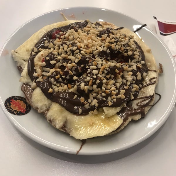 Photo taken at Müslüm Waffle by ... on 10/5/2019