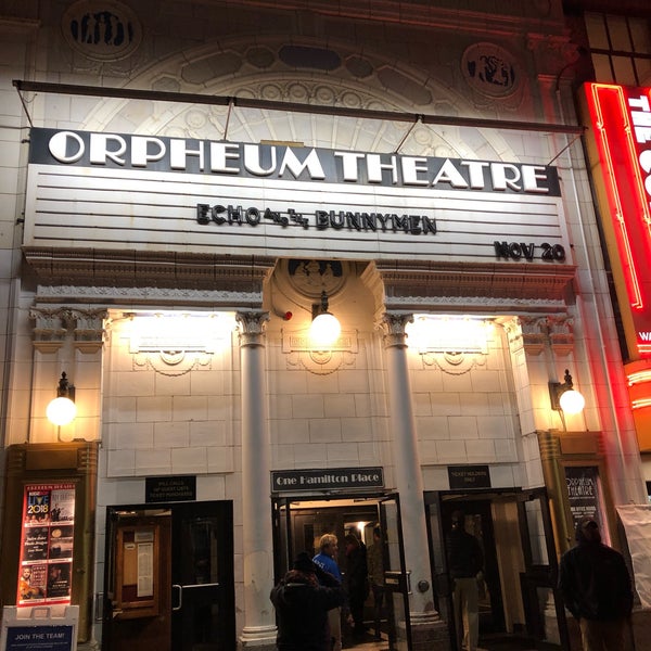 11/21/2018 tarihinde scrivenerziyaretçi tarafından Orpheum Theatre'de çekilen fotoğraf
