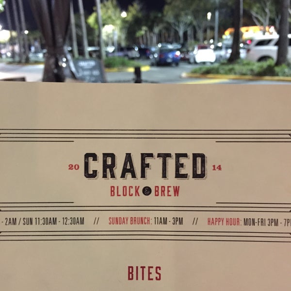 Photo taken at Crafted Block &amp; Brew by Jessie R. on 1/30/2015