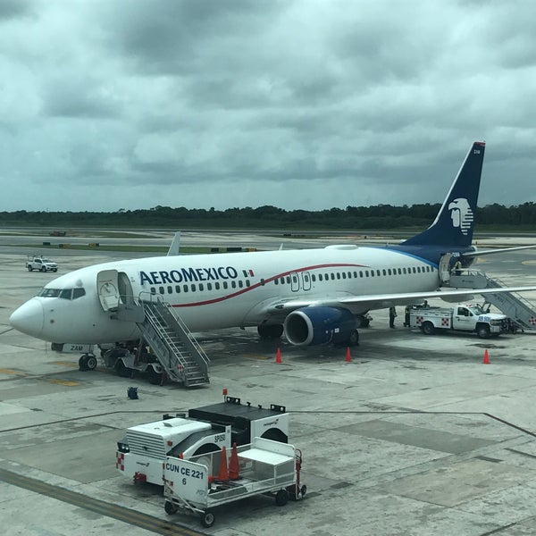 Photo taken at Cancun International Airport (CUN) by J Carlos H. on 10/2/2017