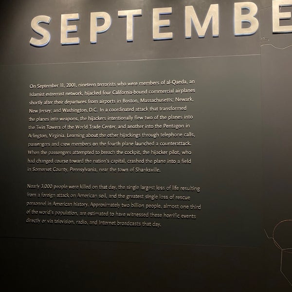 Das Foto wurde bei National September 11 Memorial Museum von Maribeth M. am 10/7/2023 aufgenommen