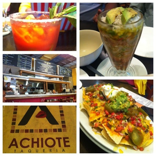 Photo taken at Achiote Taqueria by chelle h. on 2/13/2013