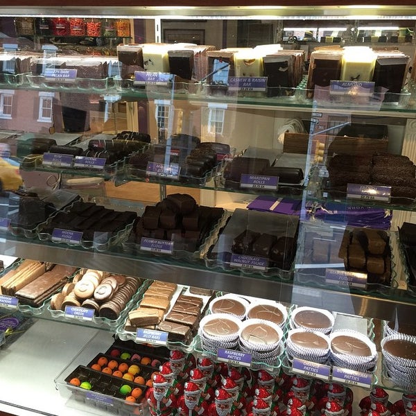 Photo taken at Li-Lac Chocolates by Cheryl C. on 11/29/2014