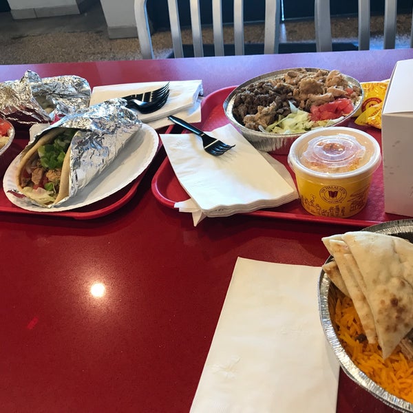 Photo taken at The Halal Guys by Jared S. on 1/27/2019
