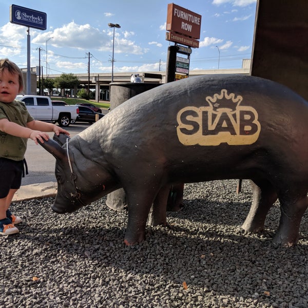 Photo taken at Slab BBQ by Cinco C. on 7/31/2018