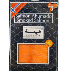 En nuestra Tienda Virtual tenemos para ti: SALMON AHUMADO HANSEATIK 200 g sólo en La Castellana Lomas http://buff.ly/1id3GKv