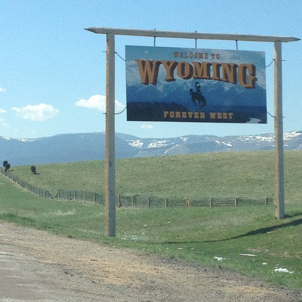 Photo taken at Wyoming/Montana Border by Tim S. on 5/11/2013