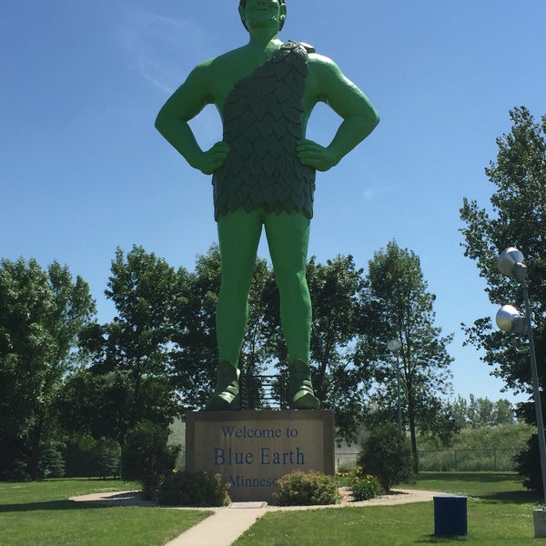 Photo taken at Jolly Green Giant Statue by Tim S. on 6/19/2016