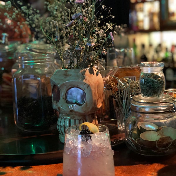 Photo taken at Alchemikas Cocktail Lab by Ирина Ж. on 5/7/2018