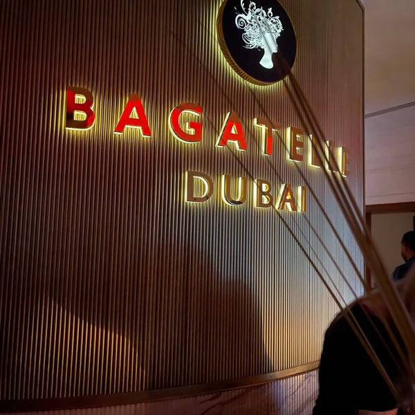 Photo taken at Bagatelle Dubai by Mohammad on 9/8/2023