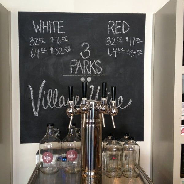 Try the new village wine growlers!