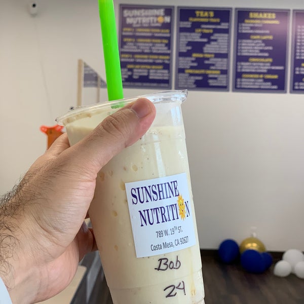 Sunshine Nutrition Smoothie Shop in Costa Mesa