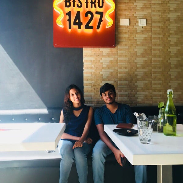 Sunday brunch @bistro1427. They came to know this through zomato and also checked the rating and sounded good to them. After having the brunch they where happy and said the rating is worth