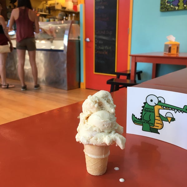 8/31/2016 tarihinde Dina S.ziyaretçi tarafından Captain Sam&#39;s Ice Cream'de çekilen fotoğraf