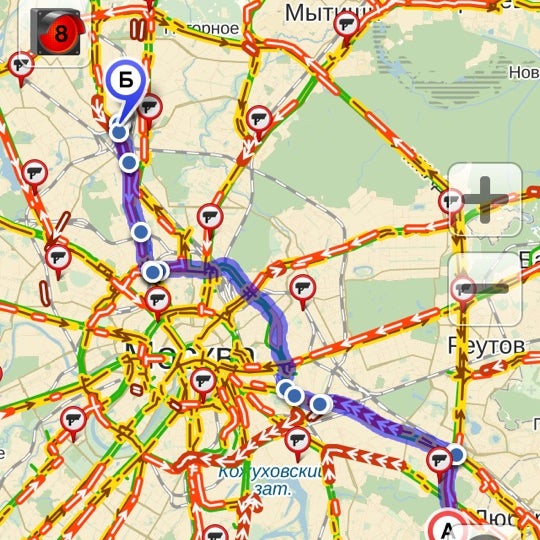 Карта постов дпс