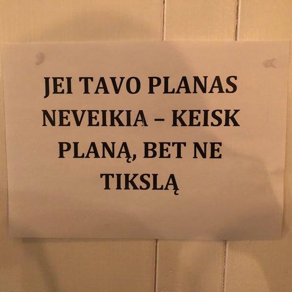 Photo taken at Būsi Trečias by Monika F. on 10/19/2018