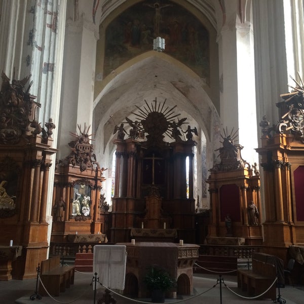 Das Foto wurde bei Šv. Pranciškaus Asyžiečio (Bernardinų) bažnyčia von Lena Z. am 2/22/2015 aufgenommen