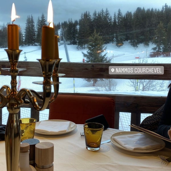 Ресторан la montagne Courchevel