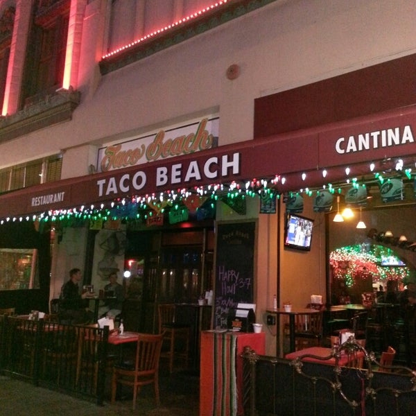 Photo taken at Taco Beach - Pine Ave. by Ramsey M. on 3/12/2013