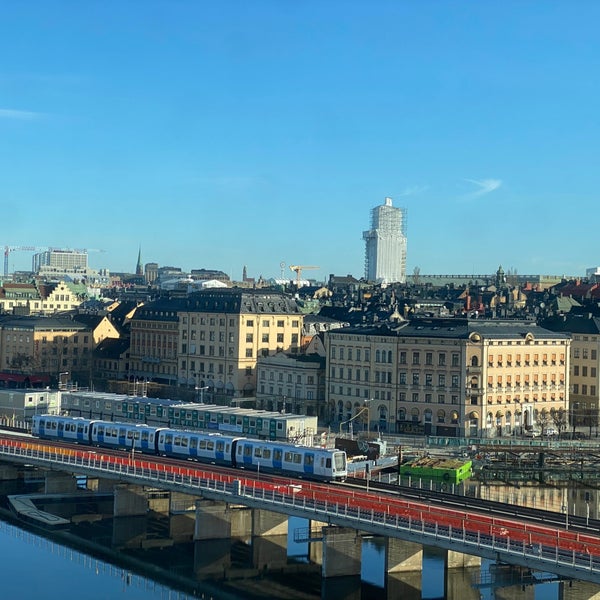 Photo taken at Hilton Stockholm Slussen by Woof W. on 4/18/2022