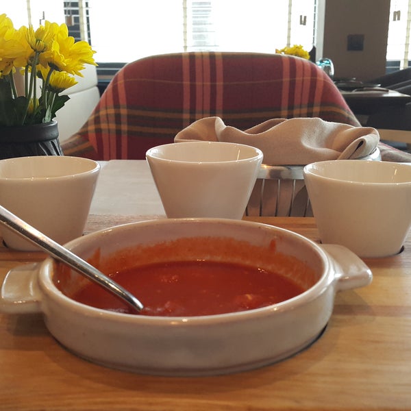 Delicious smoked tomato soup