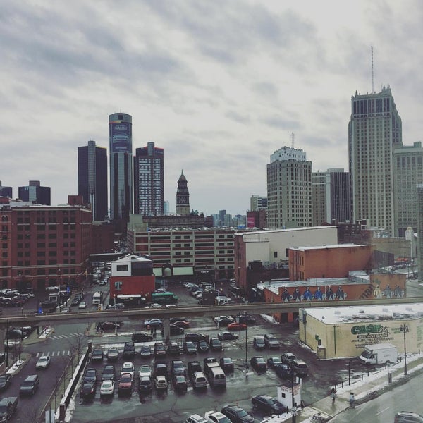 1/15/2016 tarihinde LAZZAROziyaretçi tarafından Hilton Garden Inn Detroit Downtown'de çekilen fotoğraf