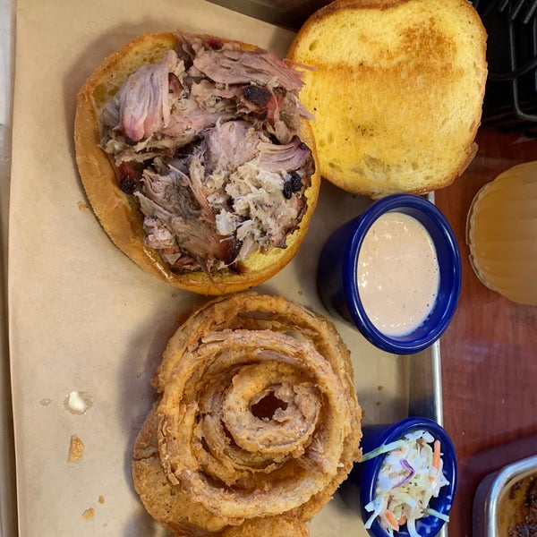 Photo taken at Red Hot &amp; Blue  -  Barbecue, Burgers &amp; Blues by Corey O. on 2/25/2020