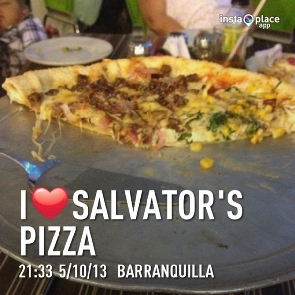 Photo taken at Salvator&#39;s Pizza by Bryan P. on 5/11/2013