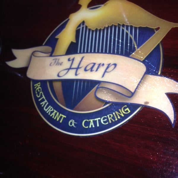 Photo taken at The Harp Restaurant &amp; Catering by Kimberly S. on 5/8/2014