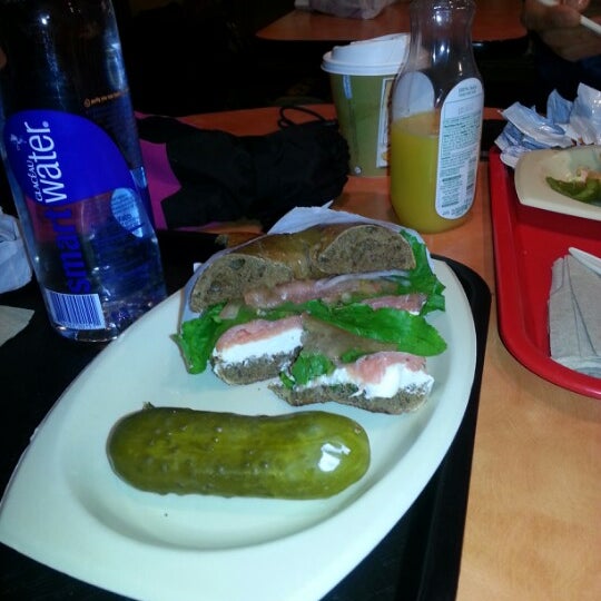 Photo taken at Bagel Boss by Maria D. on 1/2/2013