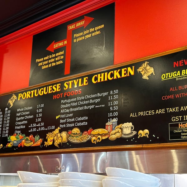 Frangos menu online