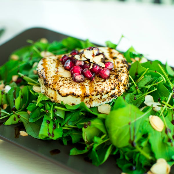 Goat Cheese & Roasted Almond Salad