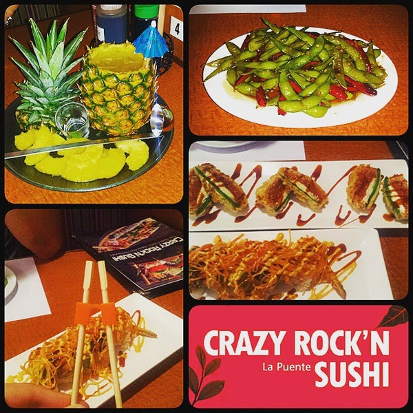 Снимок сделан в Crazy Rock&#39;N Sushi пользователем Marco N. 6/10/2015