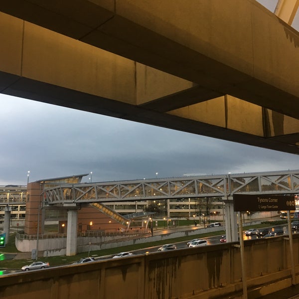 Photo taken at Tysons Metro Station by Samir L. on 11/2/2018