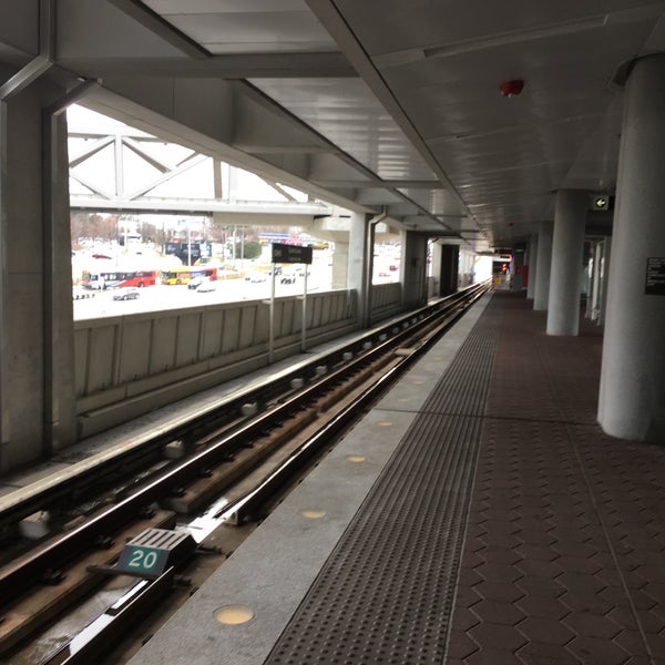 Photo taken at Tysons Metro Station by Samir L. on 3/22/2018