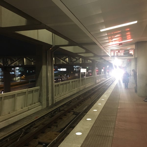 Photo taken at Tysons Metro Station by Samir L. on 11/9/2017