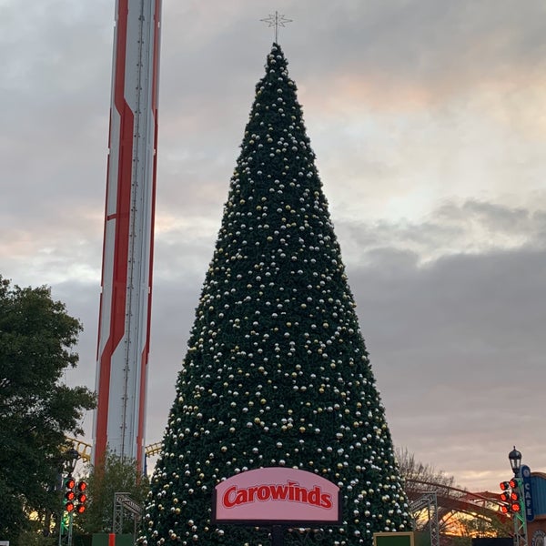 Photo taken at Carowinds by Clifton S. on 11/29/2019