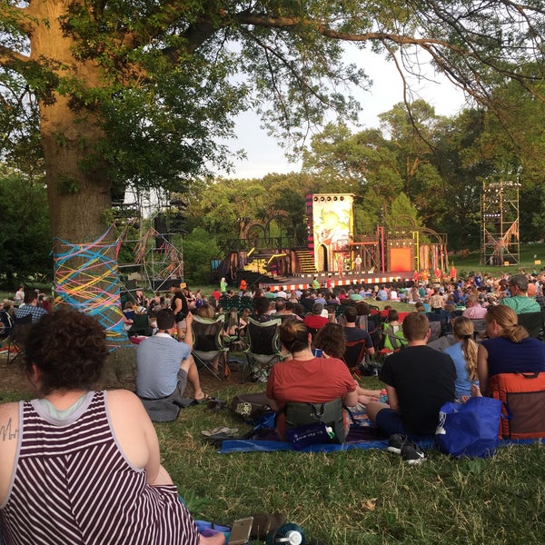 Photo taken at Shakespeare in the Park by Melody L. on 6/12/2018