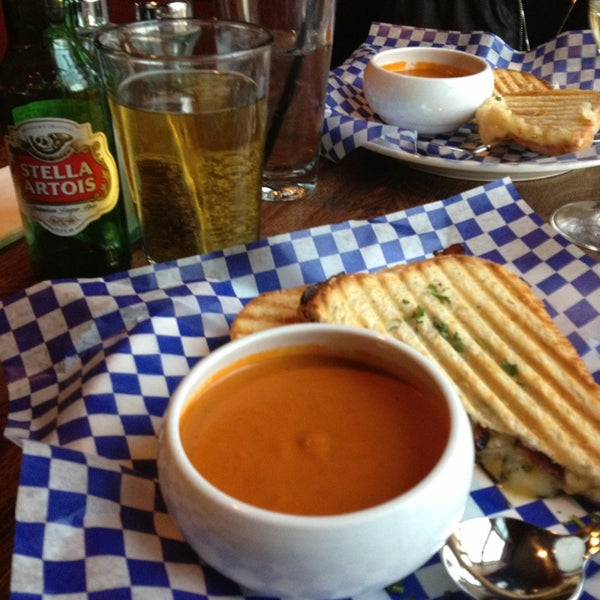 Grilled cheese with tomato soup is comfort food at its finest.