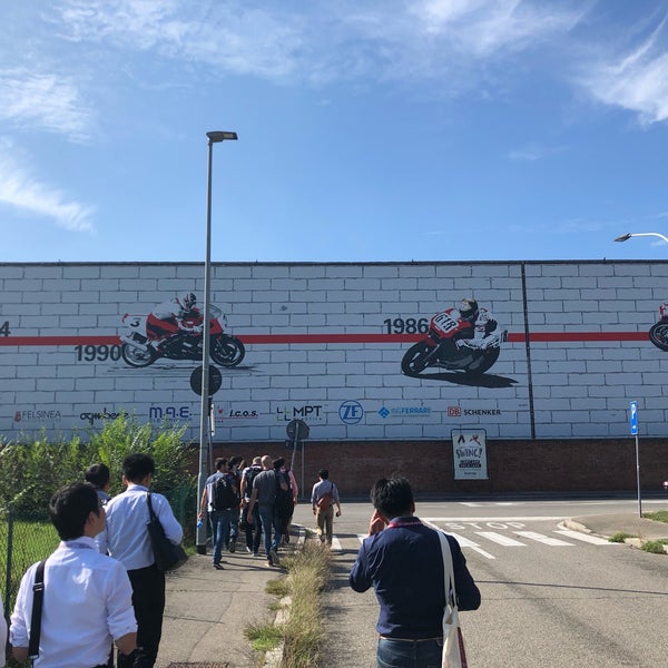 Photo taken at Ducati Motor Factory &amp; Museum by tomoyapp on 9/11/2019