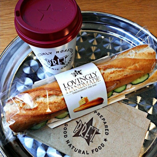 Photo taken at Pret A Manger by Janet C. on 5/1/2014