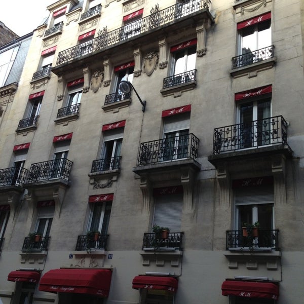 Photo taken at Hôtel Magellan by Jason S. on 3/10/2013