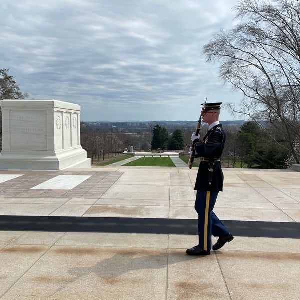 Photo taken at Tomb of the Unknown Soldier by Trisha P. on 3/19/2022
