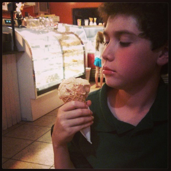 Photo taken at Sonny&#39;s Gelato Cafe by Andrea M. on 4/2/2013