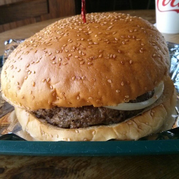 Photo taken at MoJoe&#39;s Burger Joint by Chris J. on 9/16/2013