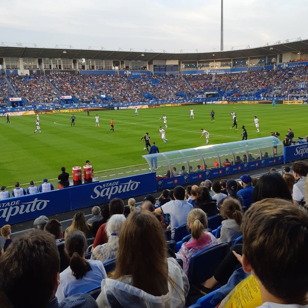 Photo taken at Stade Saputo by Denis C. on 6/27/2019