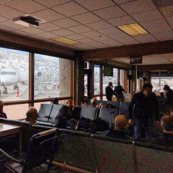 Photo taken at Aspen/Pitkin County Airport (ASE) by Justin S. on 4/2/2019