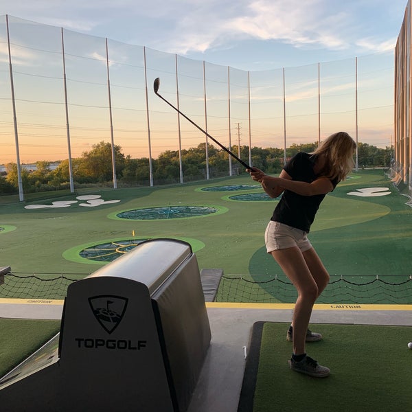 Photo taken at Topgolf by Justin S. on 8/21/2019